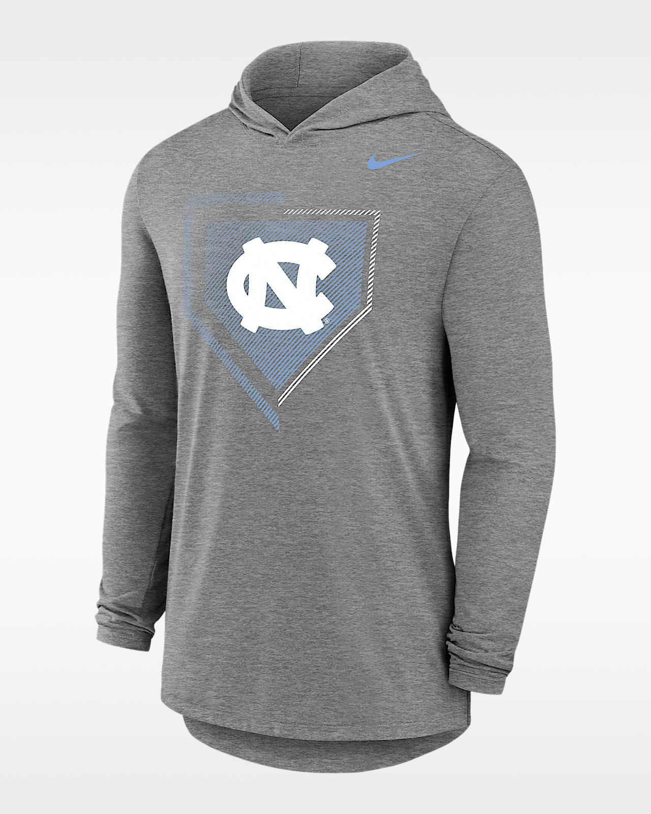 Мужская футболка Nike College (North Carolina Tar Heels) Long-Sleeve Hooded Baseball