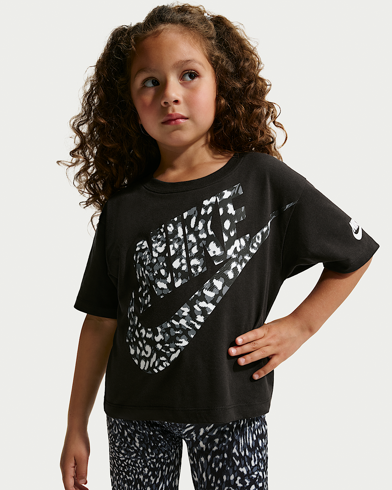 Детские  Nike Little Kids' Animal Print Tee