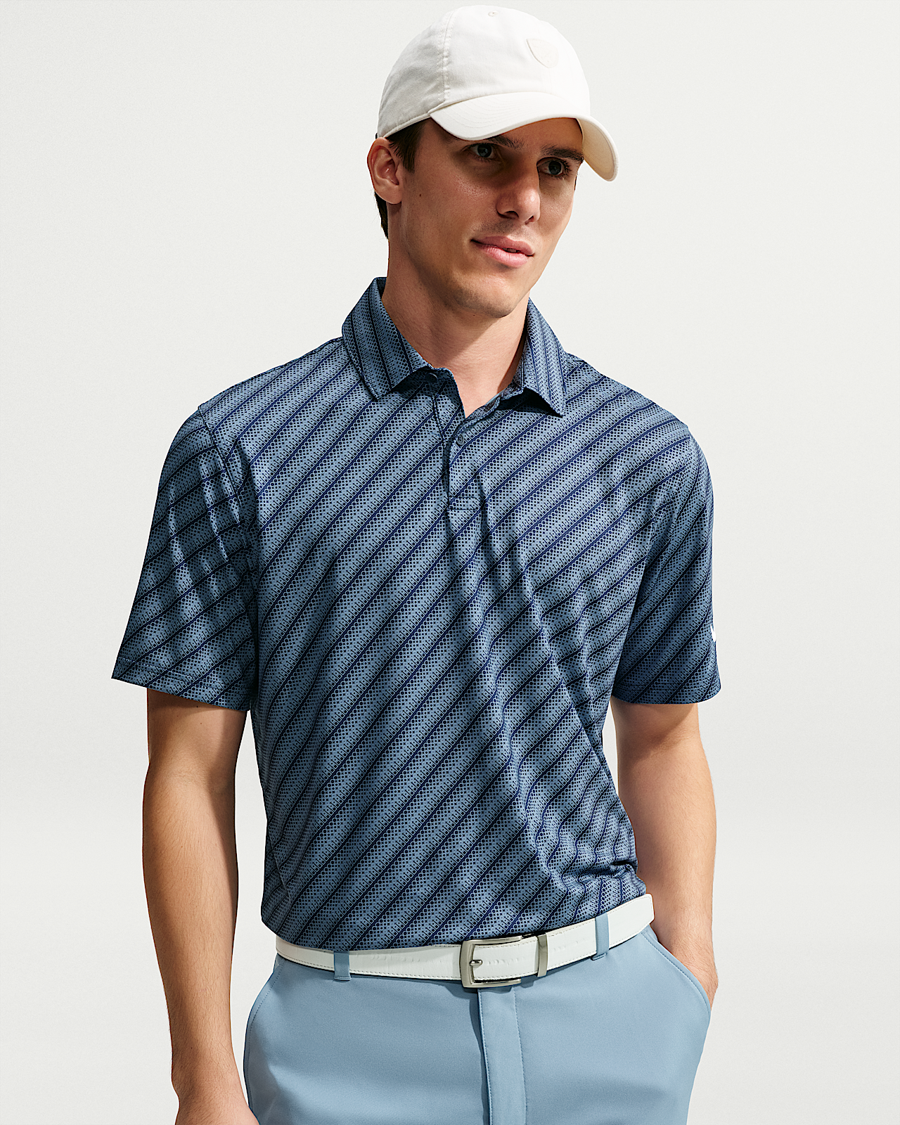 Мужские  Nike Velocity Dri-FIT Striped Golf Polo