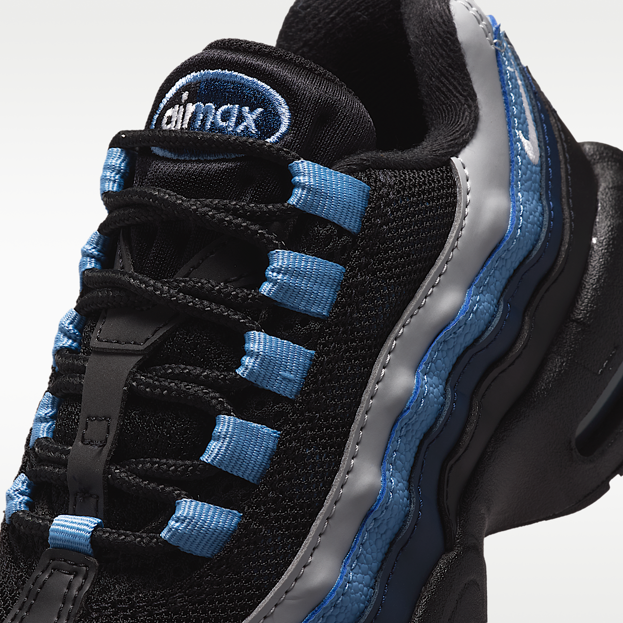 Nike Air Max 95 sneaker Zwart/Light Smoke Grey/Work Blue/Wit