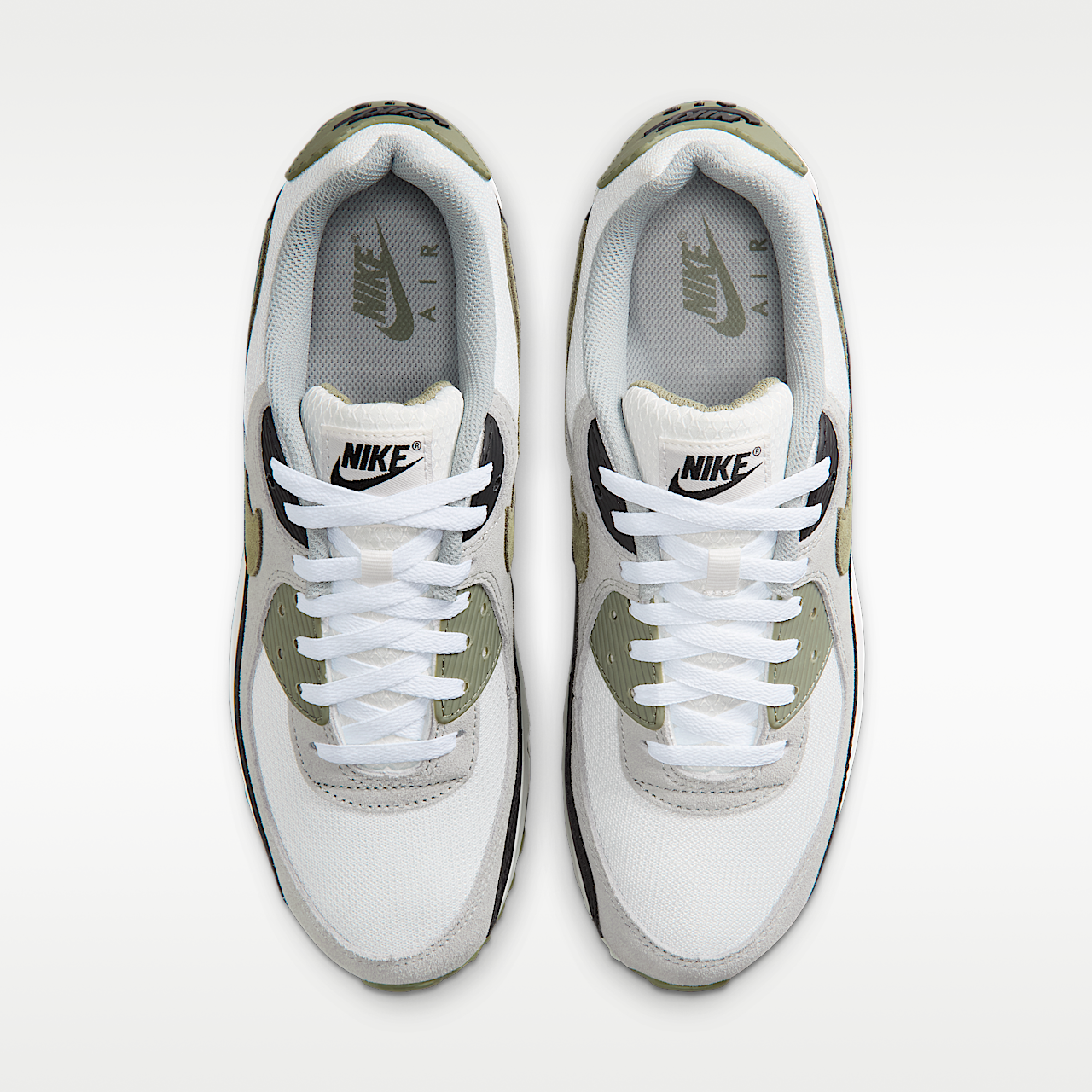Nike Air max 90 sneaker Summit White/Light Pumice/Zwart/Silver Sage