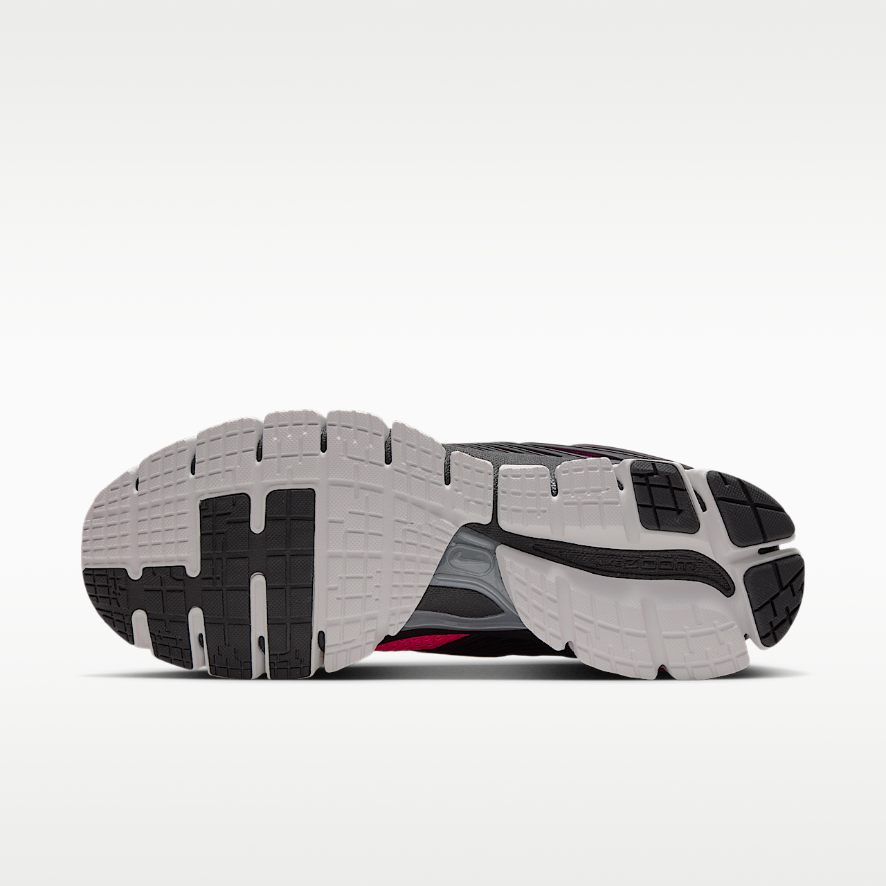 Nike  sneaker Hyper Pink/Zwart/Summit White/Metallic Silver