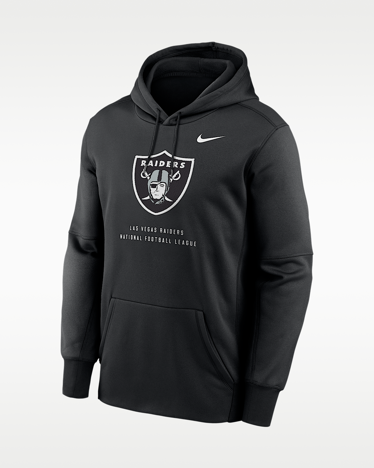 Мужское худи Las Vegas Raiders Nike Therma NFL Pullover Hoodie