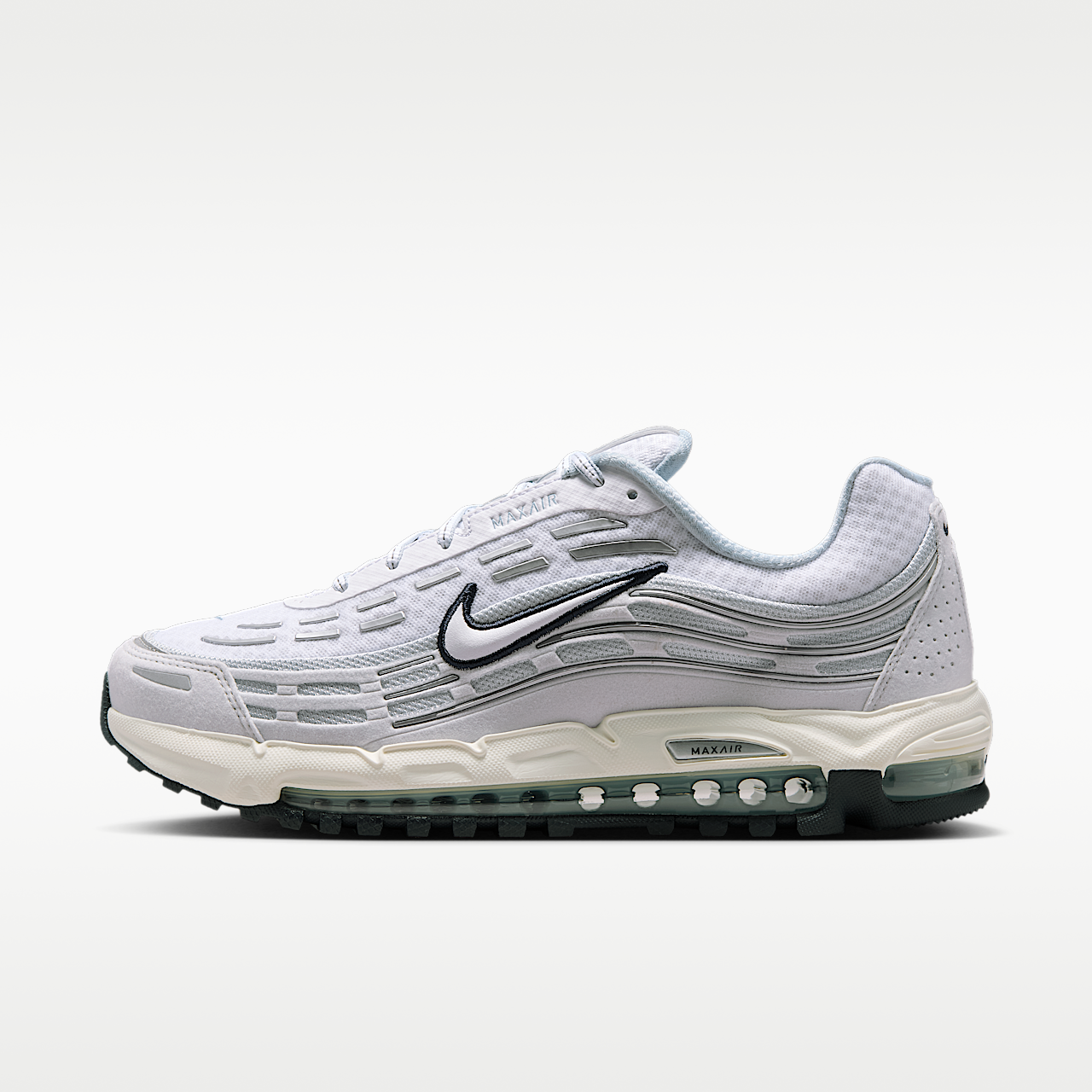 Nike Air Max sneaker Wit/Pure Platinum/Metallic Silver/Dark Obsidian