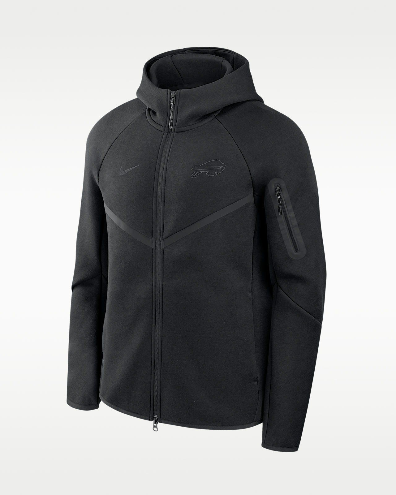 Мужская куртка Buffalo Bills Top Billing Tech Fleece Windrunner Nike NFL Full-Zip Hooded для бега