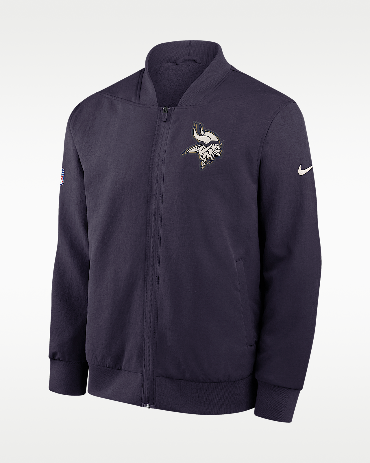 Мужская куртка Minnesota Vikings Rivalries Collection Sideline Nike NFL Full-Zip Bomber