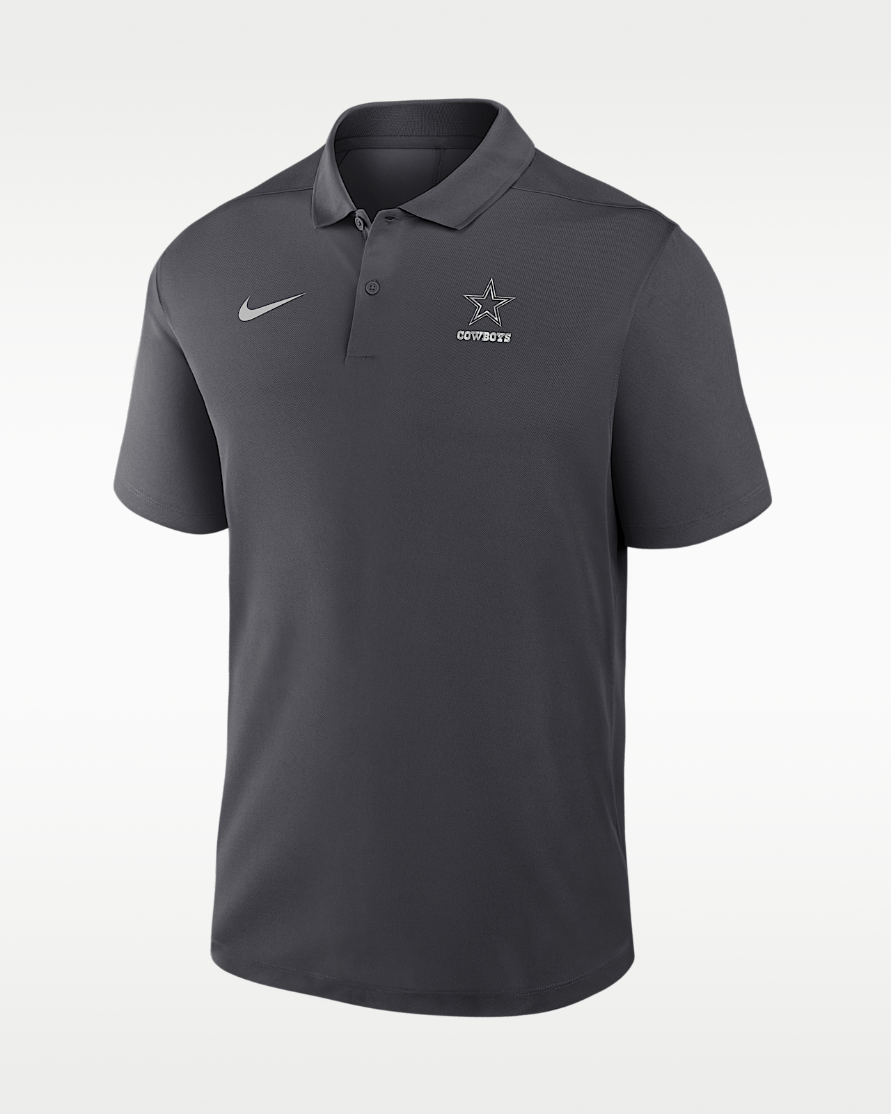 Мужские  Dallas Cowboys Fractal Logo Victory Nike Dri-FIT NFL Polo