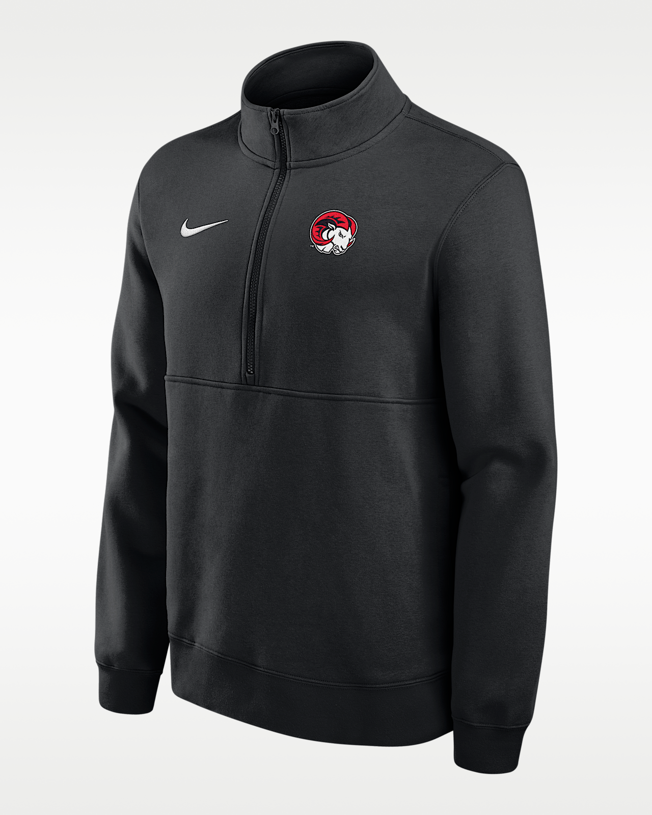 Мужские  Winston-Salem State Rams Club Nike College Fleece Half-Zip Top