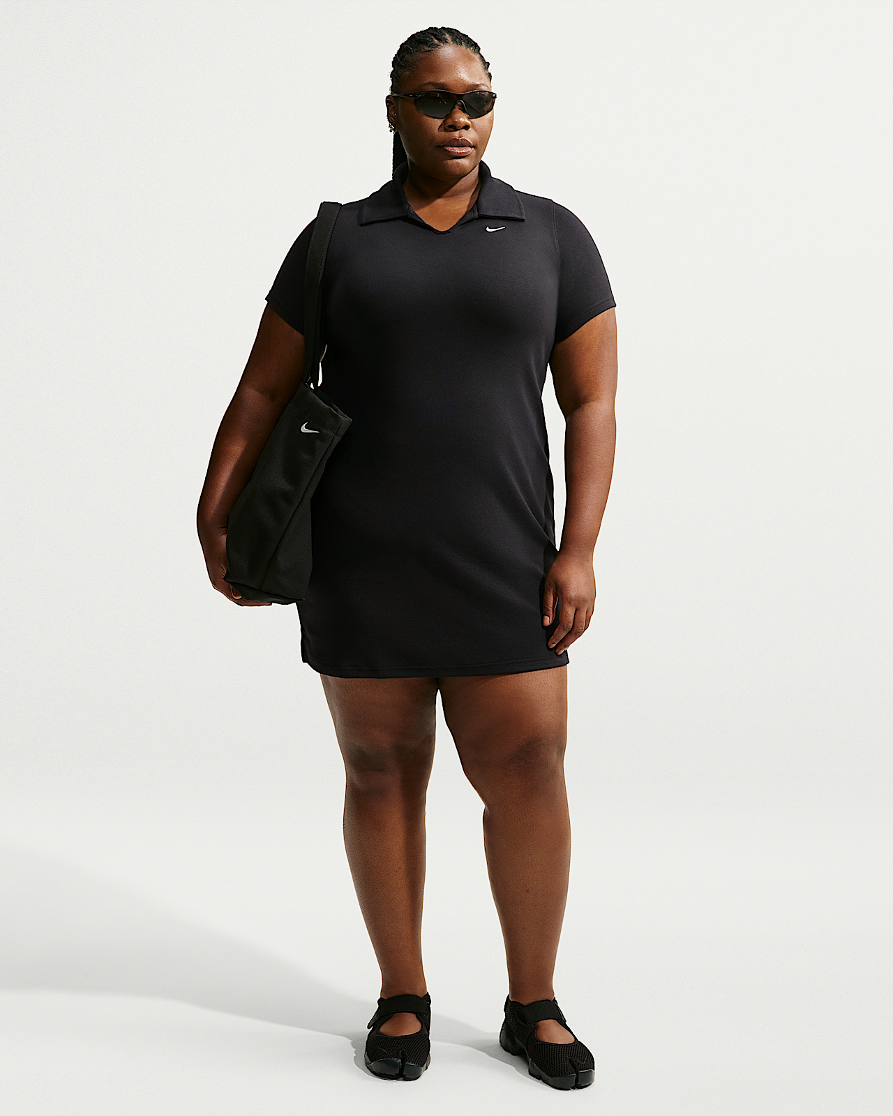Женское платье Nike Sportswear Chill Knit Slim Polo Dress (Plus Size)