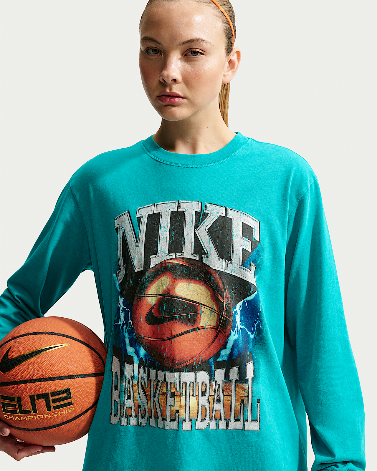 Женская футболка Nike Classic Long-Sleeve Basketball для баскетбола