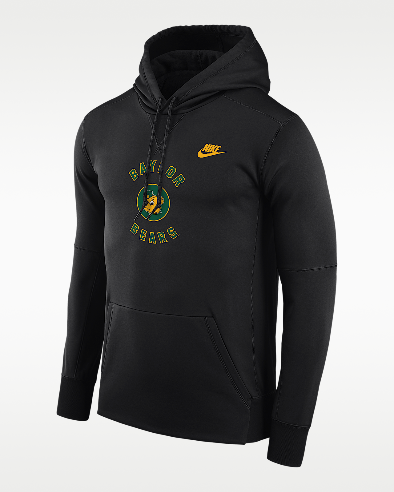 Мужское худи Baylor Bears Nike Football Therma-FIT College Hoodie для футбола