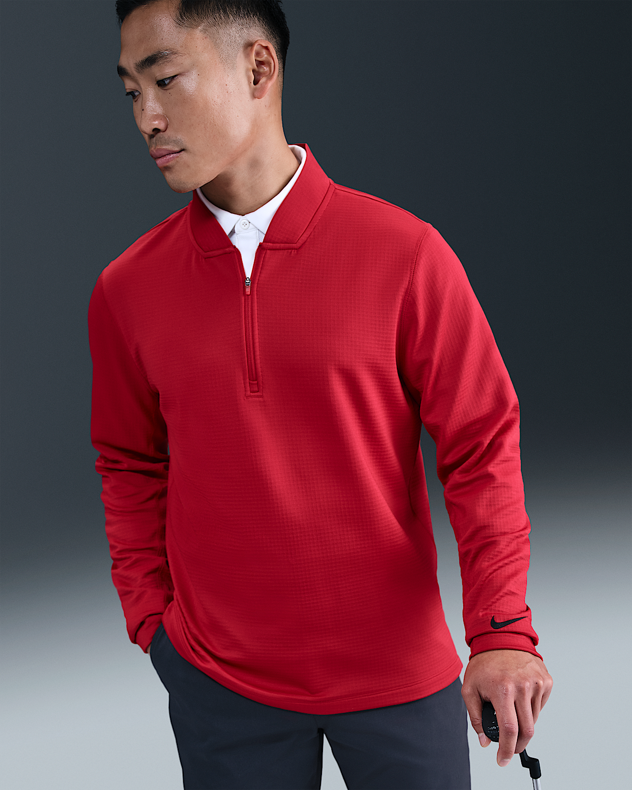 Мужские  Nike Velocity Therma-FIT 1/2-Zip Golf Top