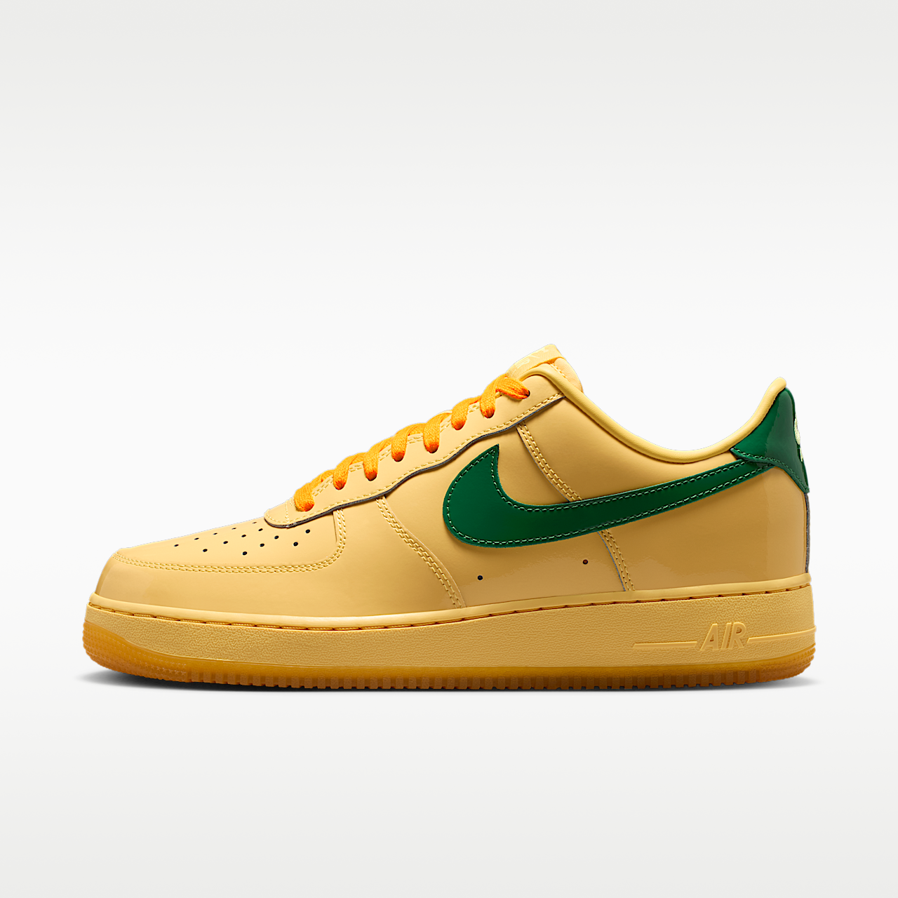 Nike Air Force 1 sneaker Topaz Gold/Light Laser Orange/Midas Gold/Pine Green