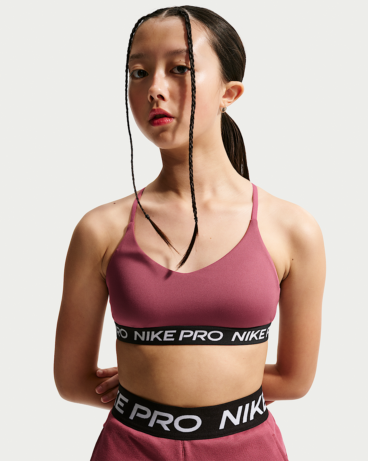 Детские  Nike Pro Big Kids' (Girls') Indy Bra