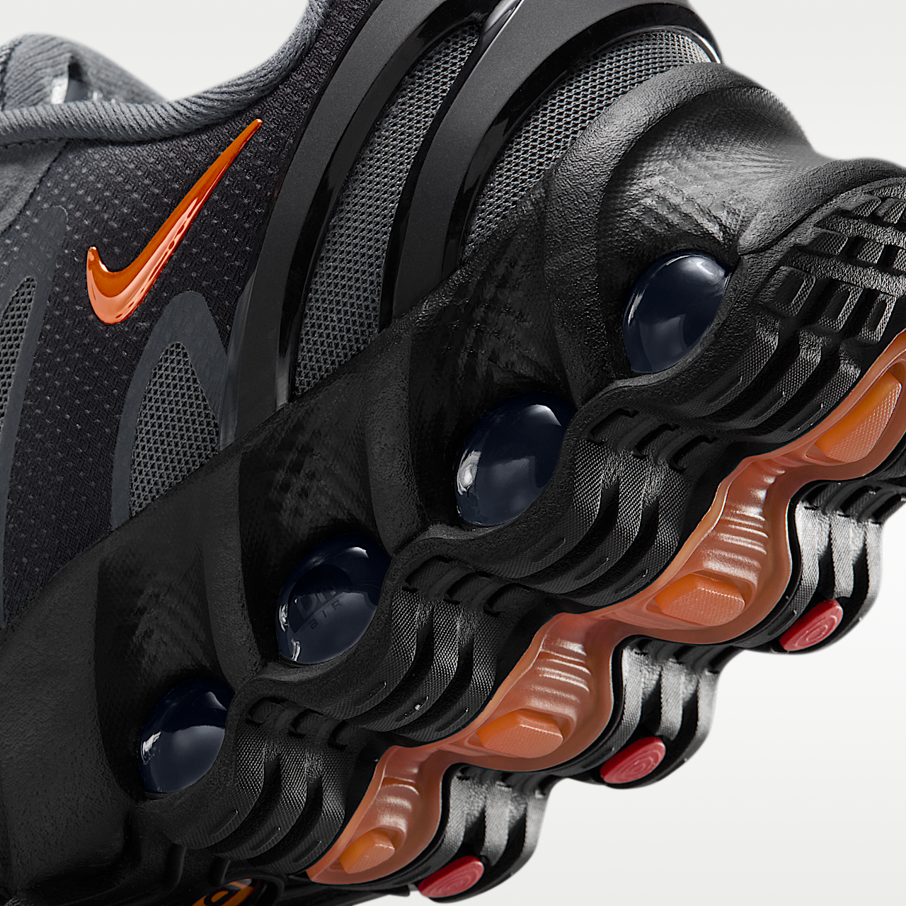 Nike Air Max DN sneaker Zwart/Iron Grey/Wit/Safety Orange
