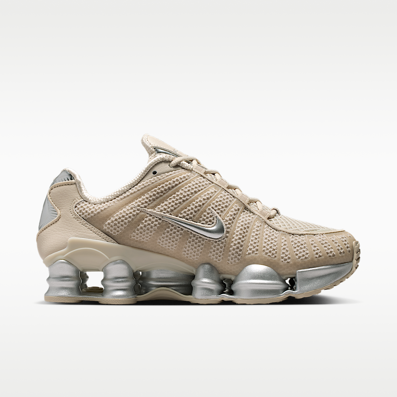 Nike Nike Shox sneaker Cream II/Zwart/Metallic Silver