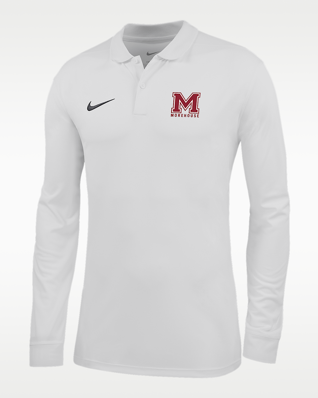 Мужские  Nike College (Morehouse College) Dri-FIT Long-Sleeve Polo