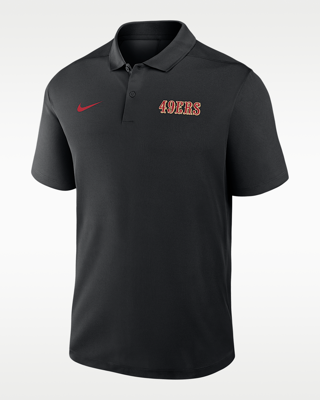 Мужские  San Francisco 49ers Wordmark Victory Nike Dri-FIT NFL Polo
