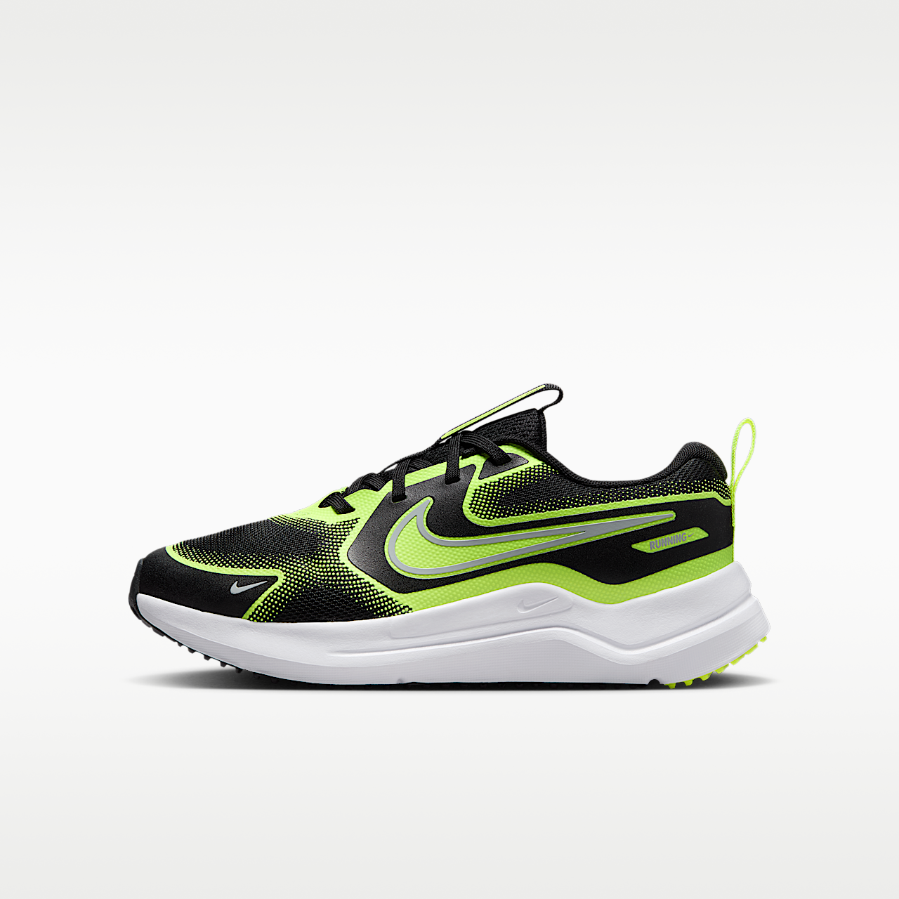 Nike  sneaker Zwart/Volt/Wolf Grey