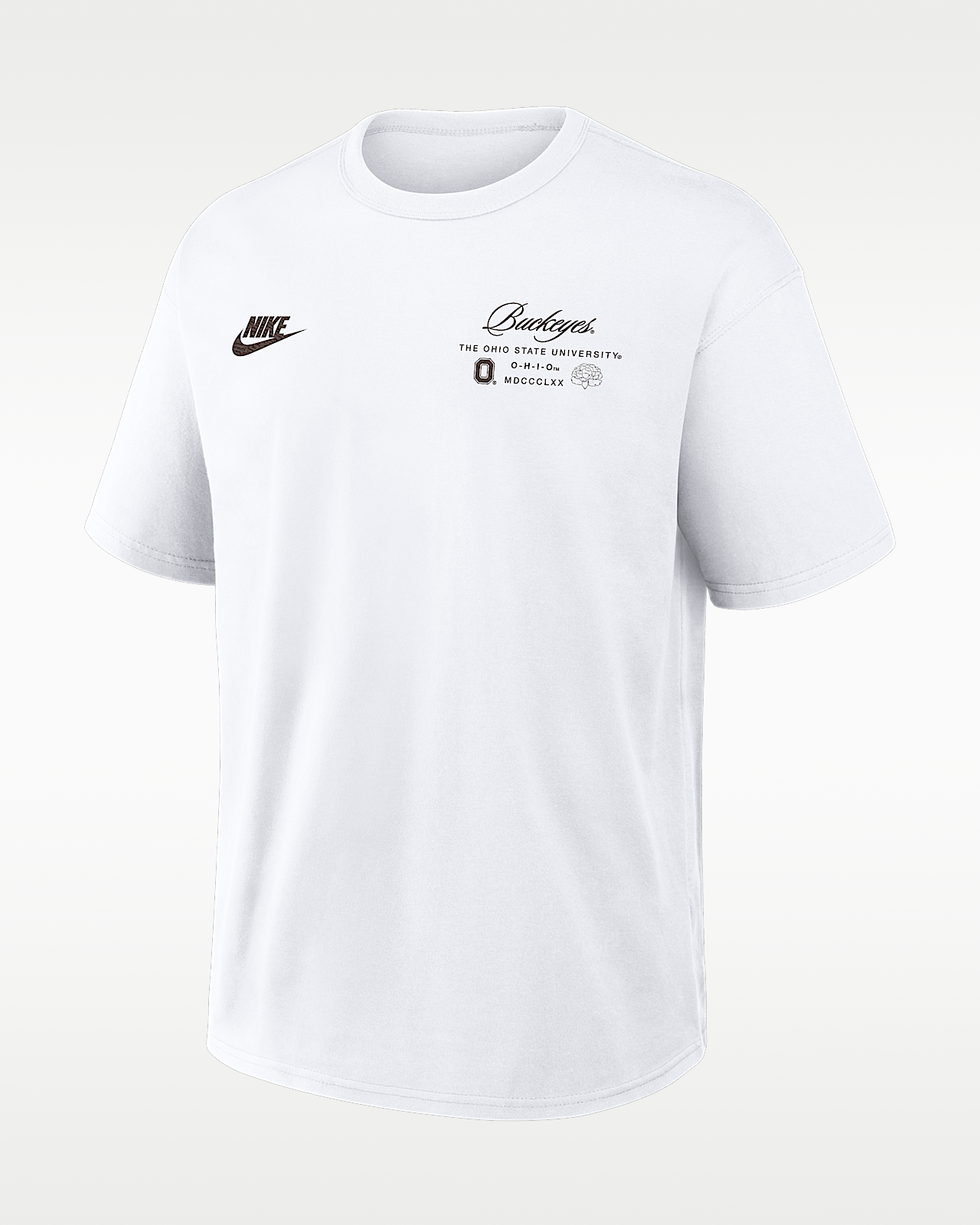 Мужская футболка Ohio State Script Max90 Nike College