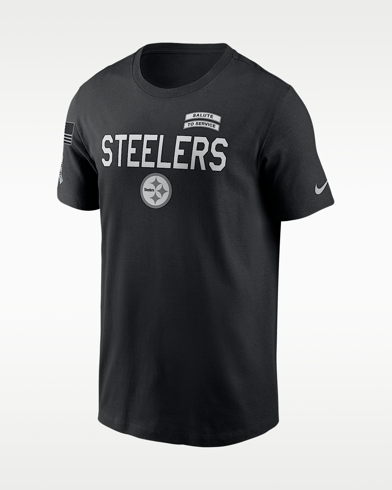 Мужская футболка Pittsburgh Steelers Salute to Service Sideline Nike Dri-FIT NFL