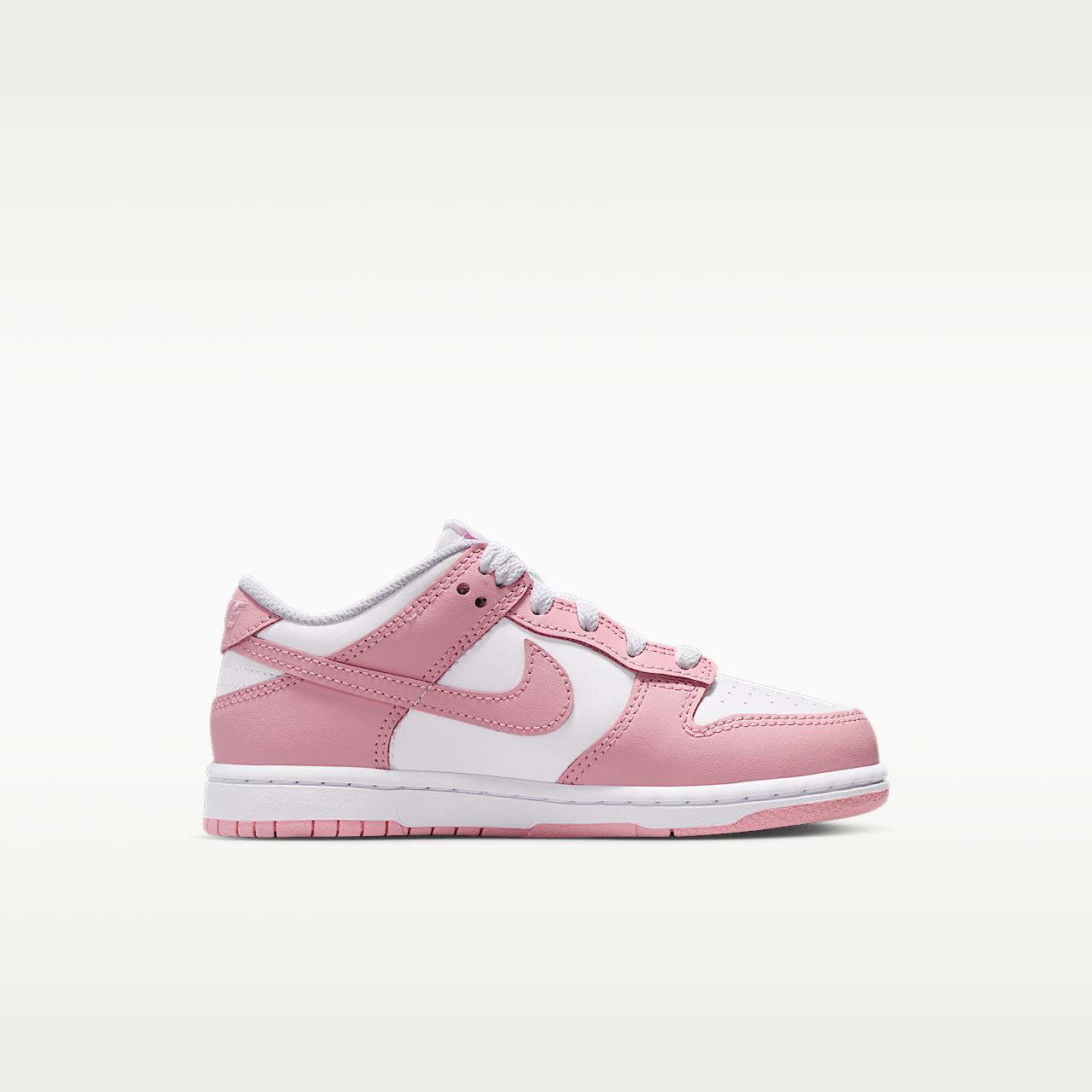 Nike Dunk Low sneaker Wit/Wit/Wit/Medium Soft Pink