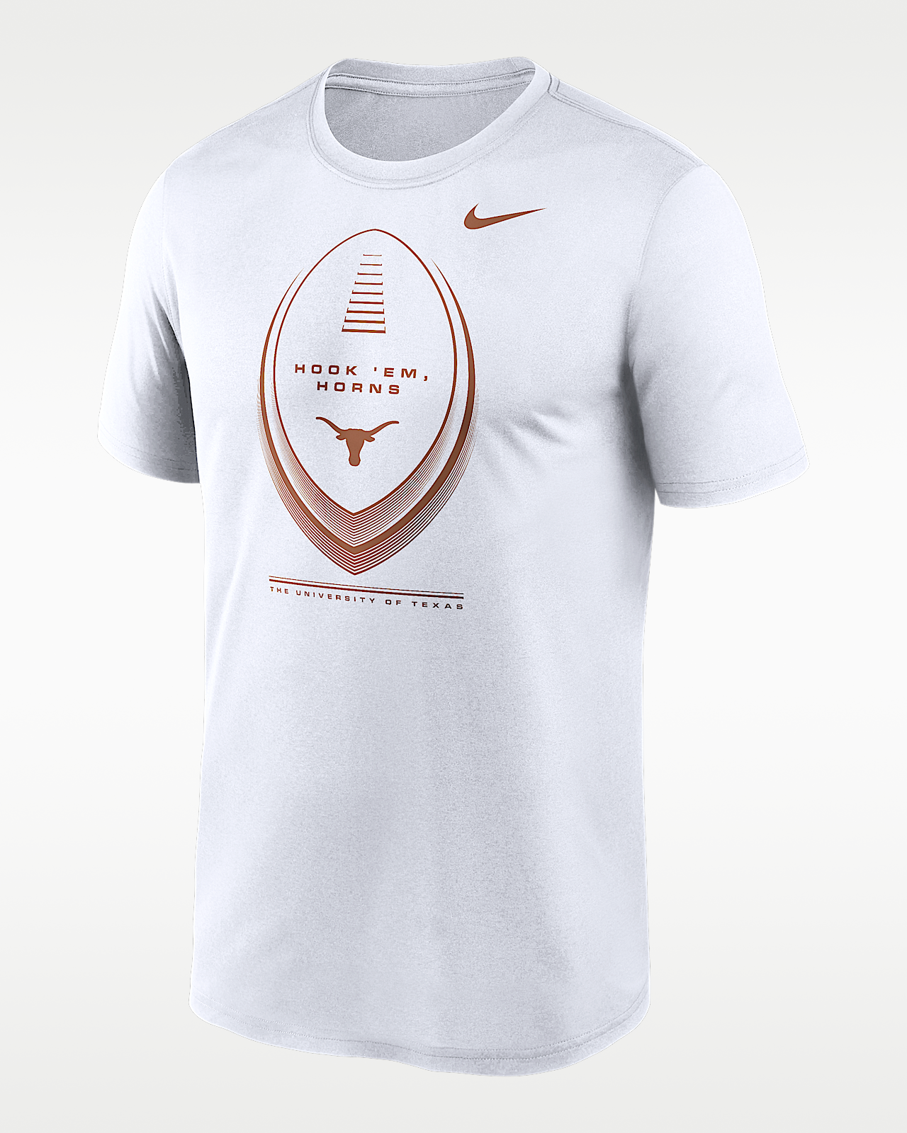 Мужская футболка Texas Primetime Football Icon Legend Nike Dri-FIT College для футбола