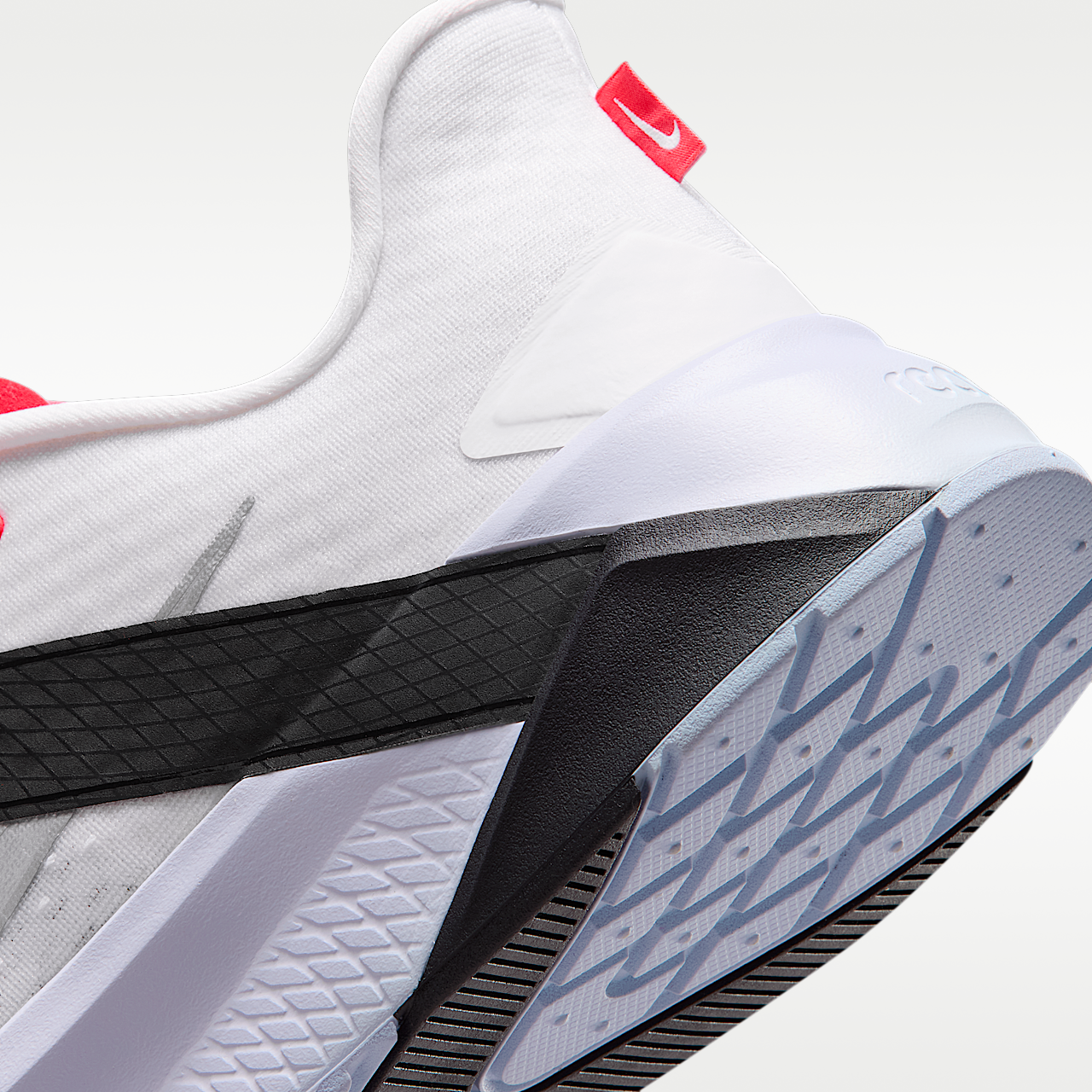 Nike  sneaker Wit/Zwart/Laser Crimson/Metallic Silver