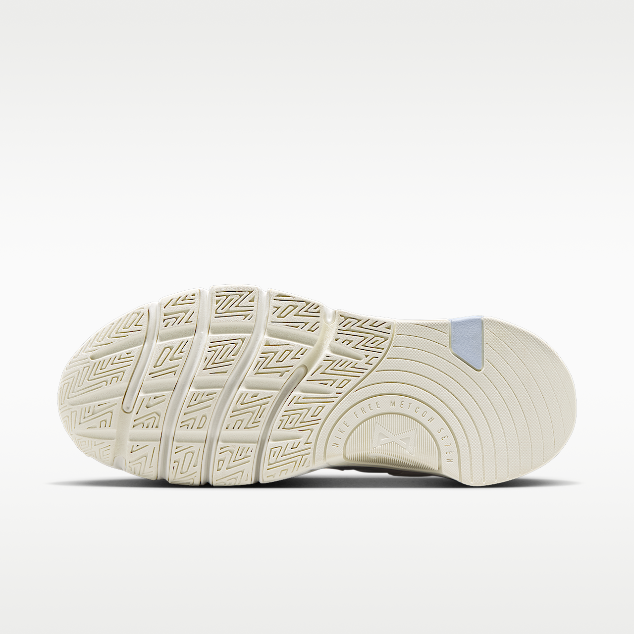 Nike Free sneaker Wit/Hydrogen Blue/Metallic Silver/Wit