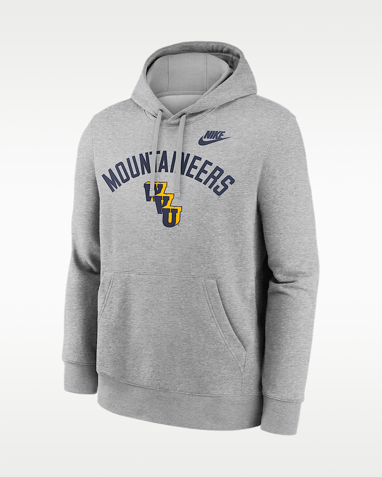 Мужское худи West Virginia Legacy Arch Club Nike College Pullover Hoodie
