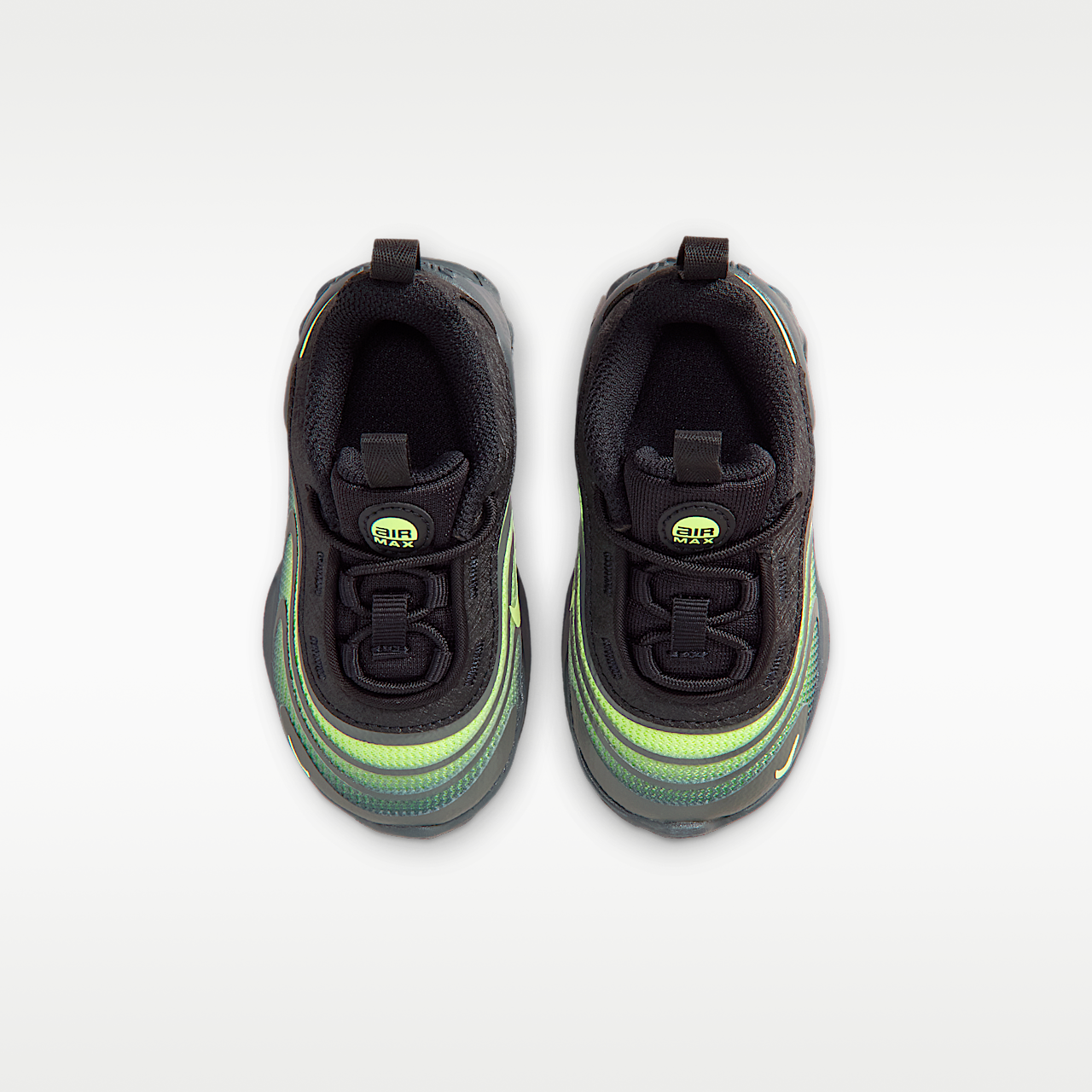 Nike Air Max sneaker Zwart/Iron Grey/Liquid Lime