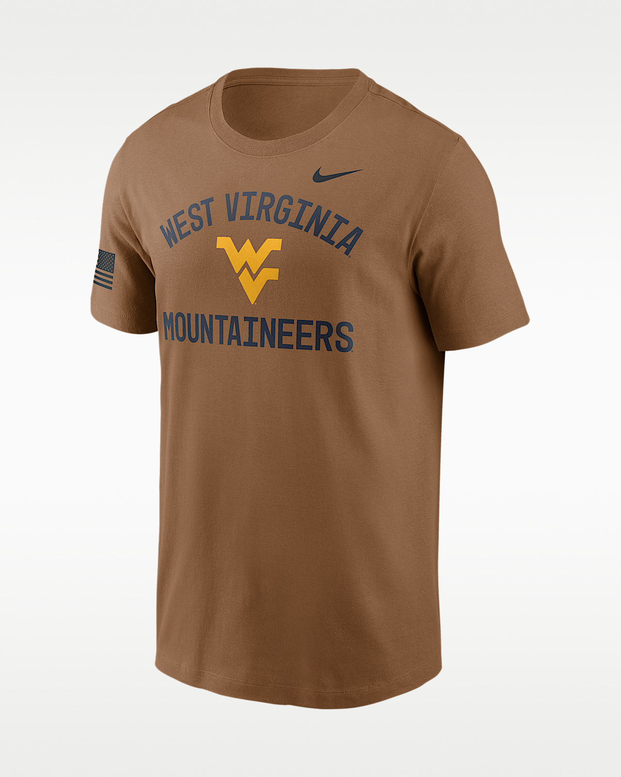Мужская футболка West Virginia Courtside Nike Dri-FIT College
