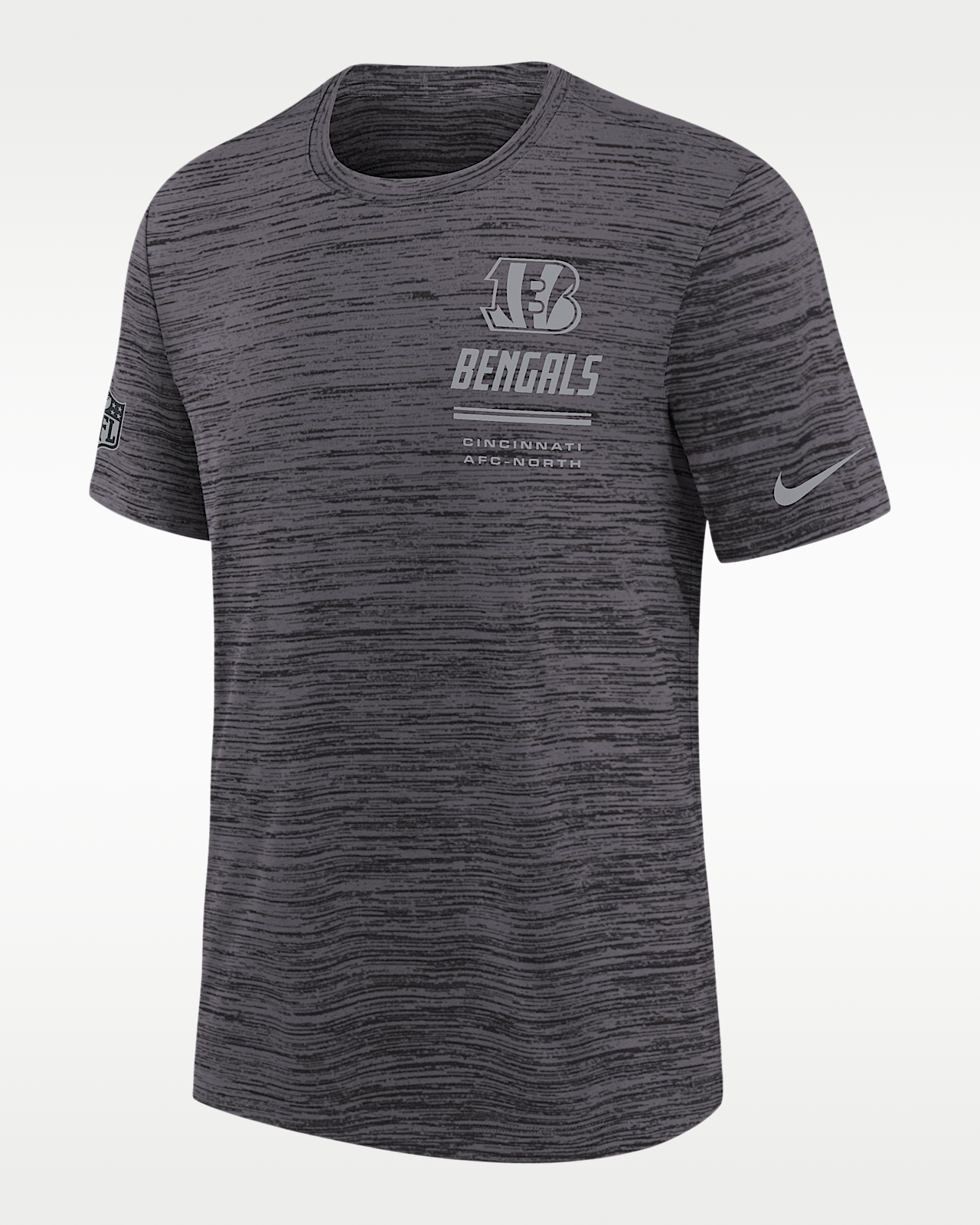 Детская футболка Cincinnati Bengals Sideline Team Issue Velocity Big Kids' Nike Dri-FIT NFL