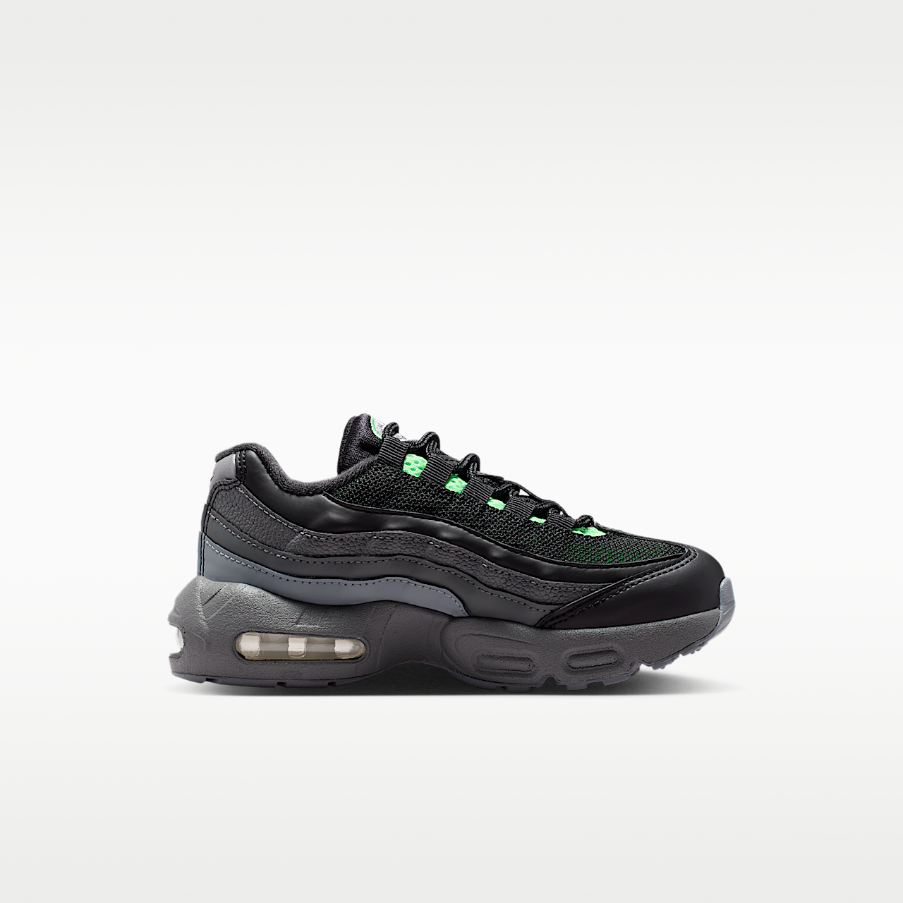 Nike Air Max 95 sneaker Zwart/Cool Grey/Iron Grey/Illusion Green