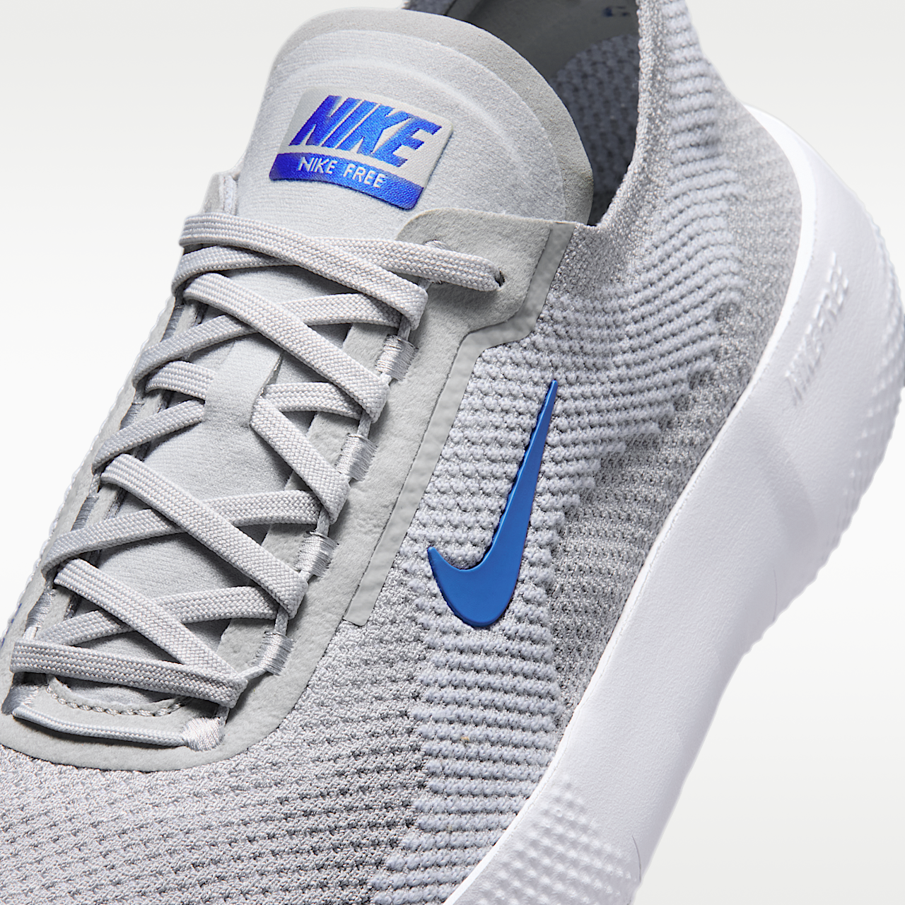 Nike Free sneaker Grey Fog/Pure Platinum/Crystal Blue