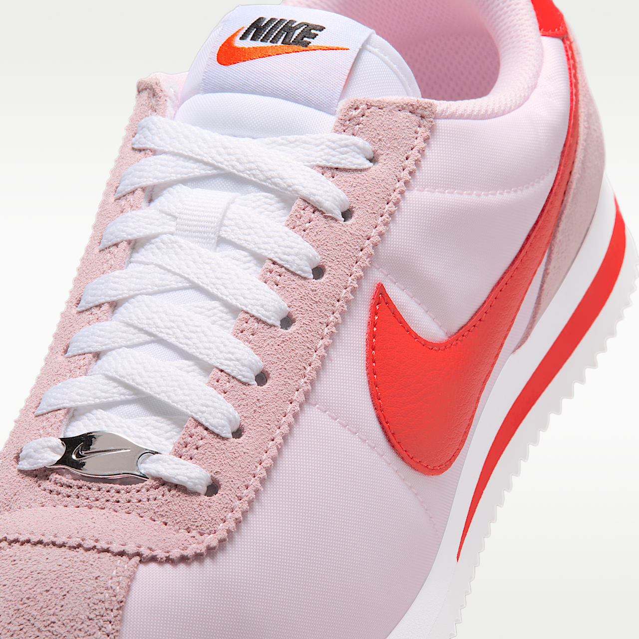 Nike Cortez sneaker Pink Foam/Wit/Safety Orange/Light Crimson