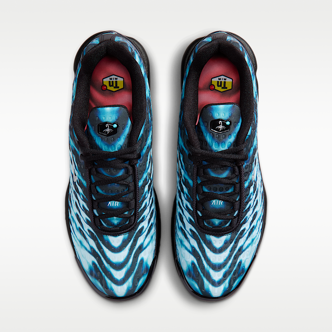 Nike Air Max Plus sneaker Zwart/Gamma Blue/Chrome