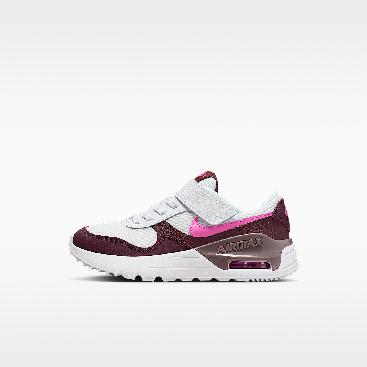 Nike Air Max sneaker Wit/Burgundy Crush/Violet Ore/Playful Pink