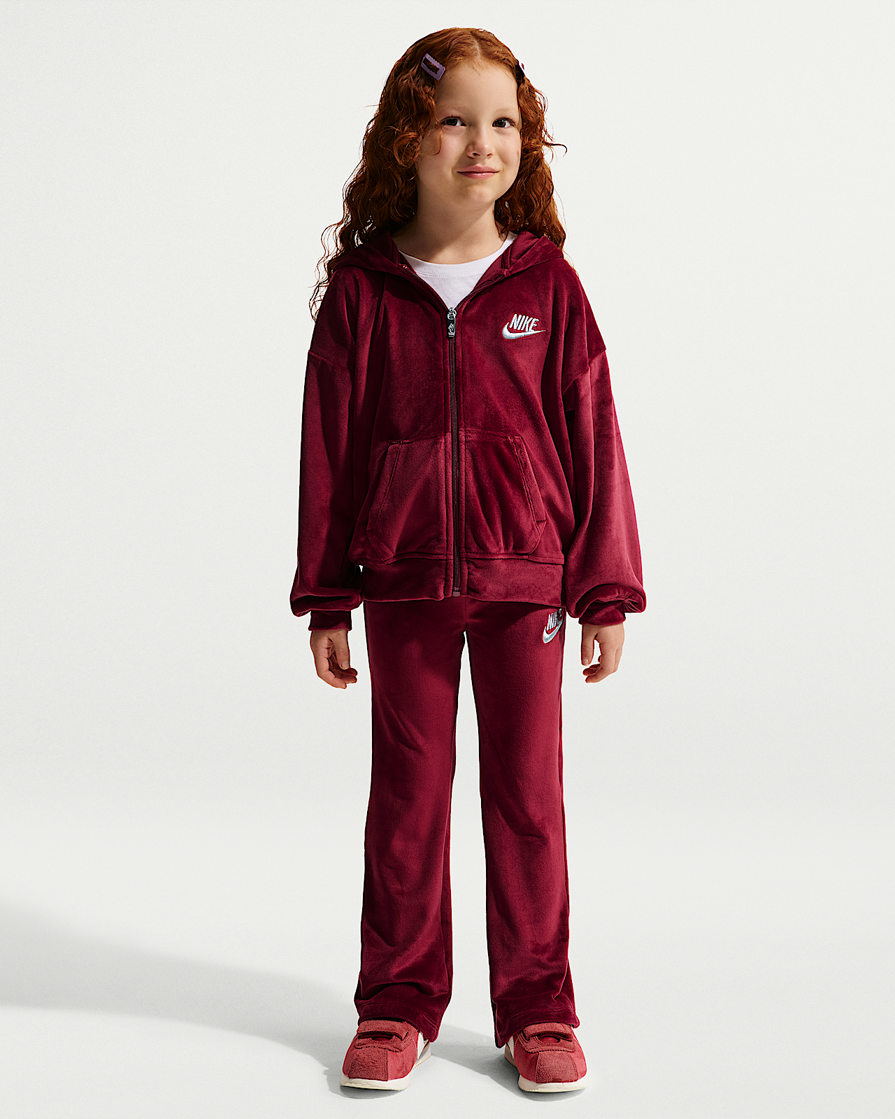 Детские тайтсы Nike Little Kids' 2-Piece Velour Flared Leggings Set