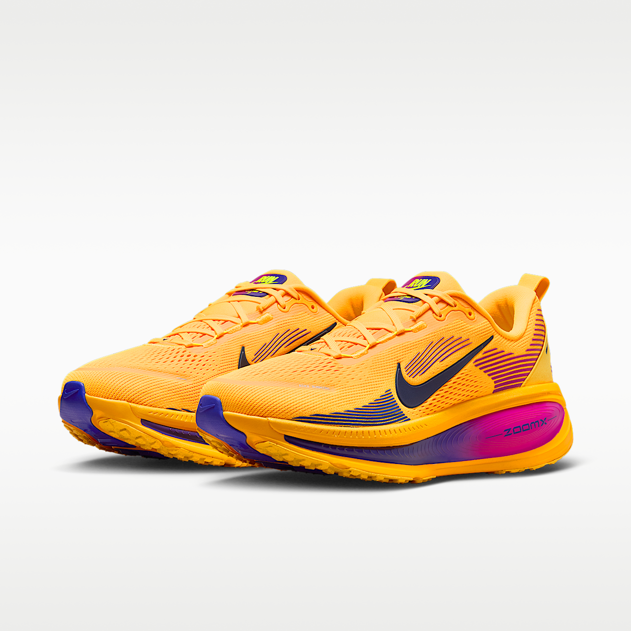 Nike Vomero sneaker Citron Pulse/Laser Orange/Hyper Violet/Blue Void