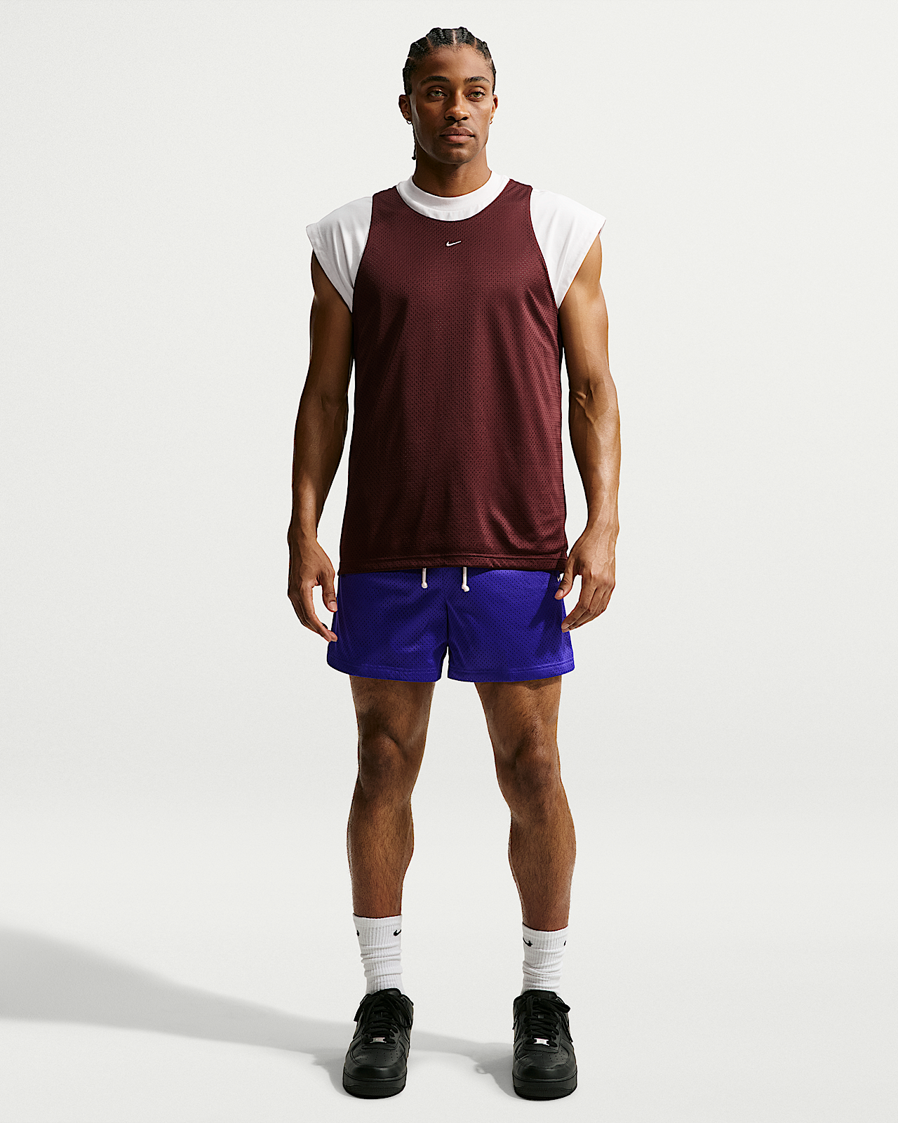 Мужские шорты Nike Standard Issue 5" Practice Mesh Basketball Shorts для баскетбола