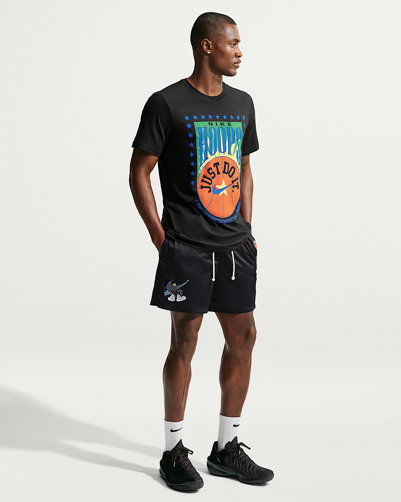 Мужские шорты Nike Standard Issue Dri-FIT 5" Practice Mesh Basketball Shorts для баскетбола