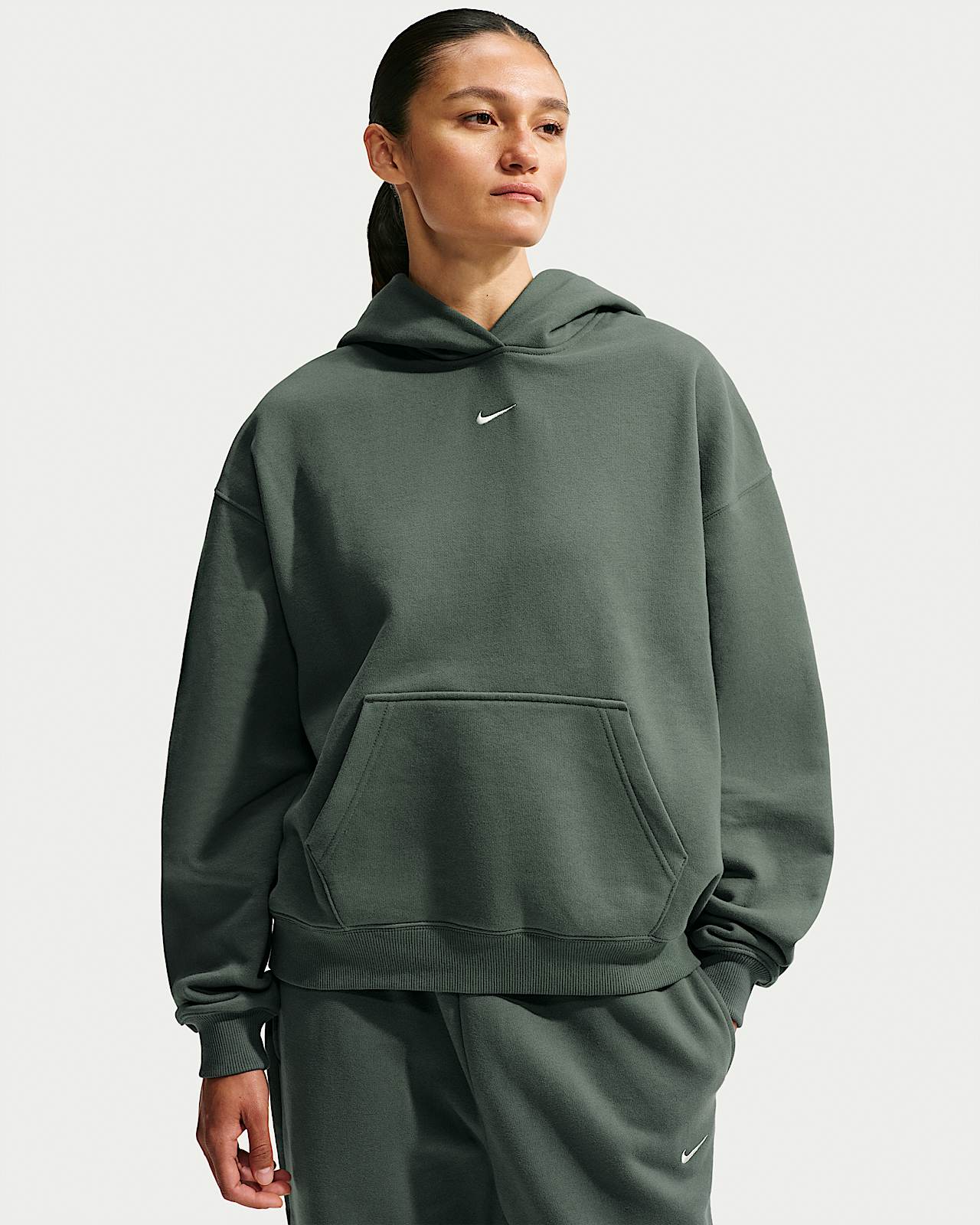 Женское худи Nike Studio Fleece Medium Weight Oversized Pullover Hoodie