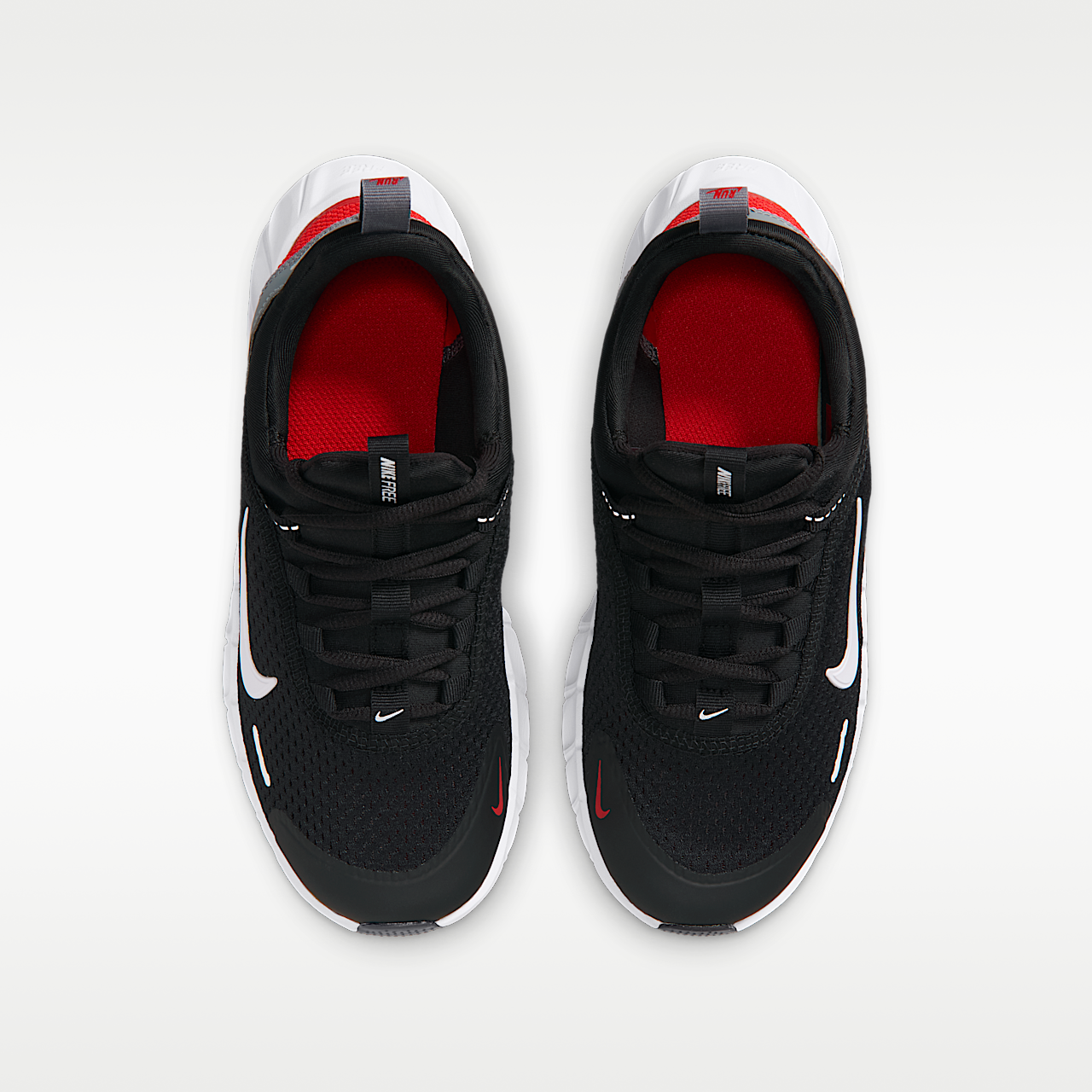 Nike Free sneaker Zwart/Cool Grey/University Red/Wit