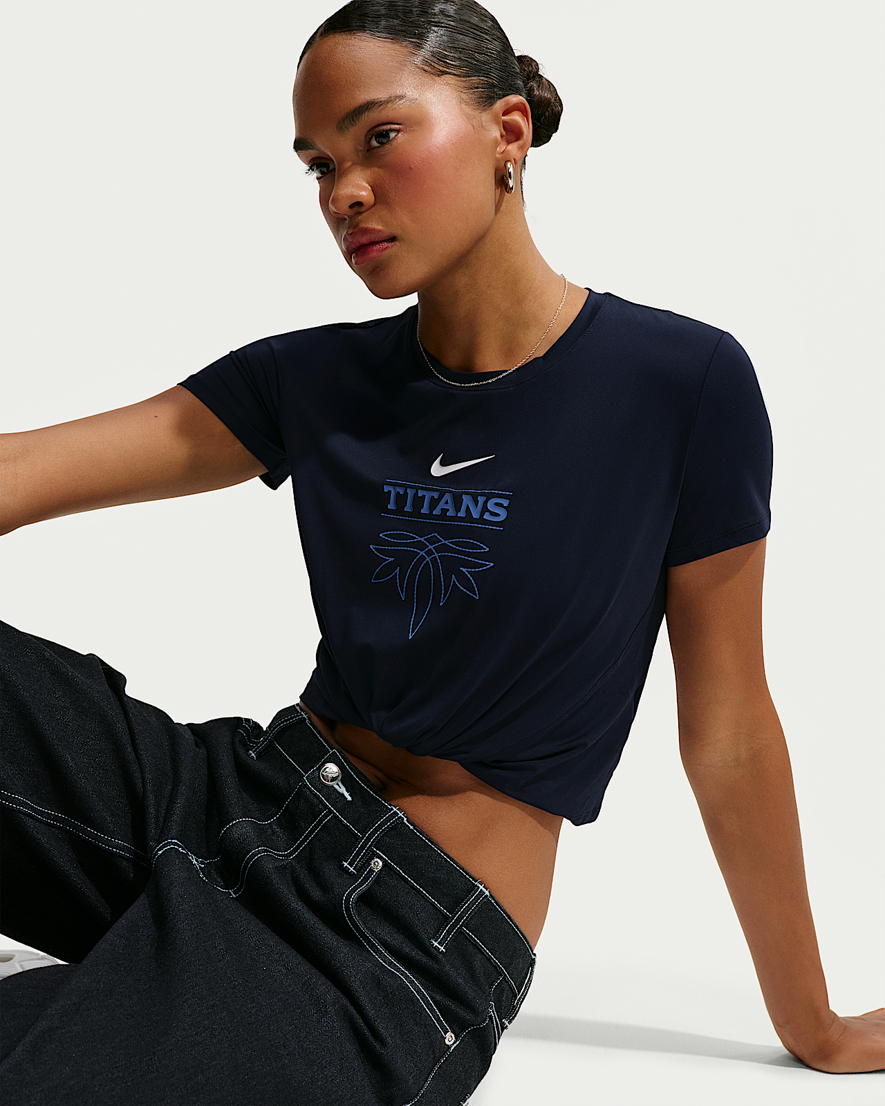 Женская футболка Tennessee Titans Rivalries Collection One Classic Twist Nike Dri-FIT NFL