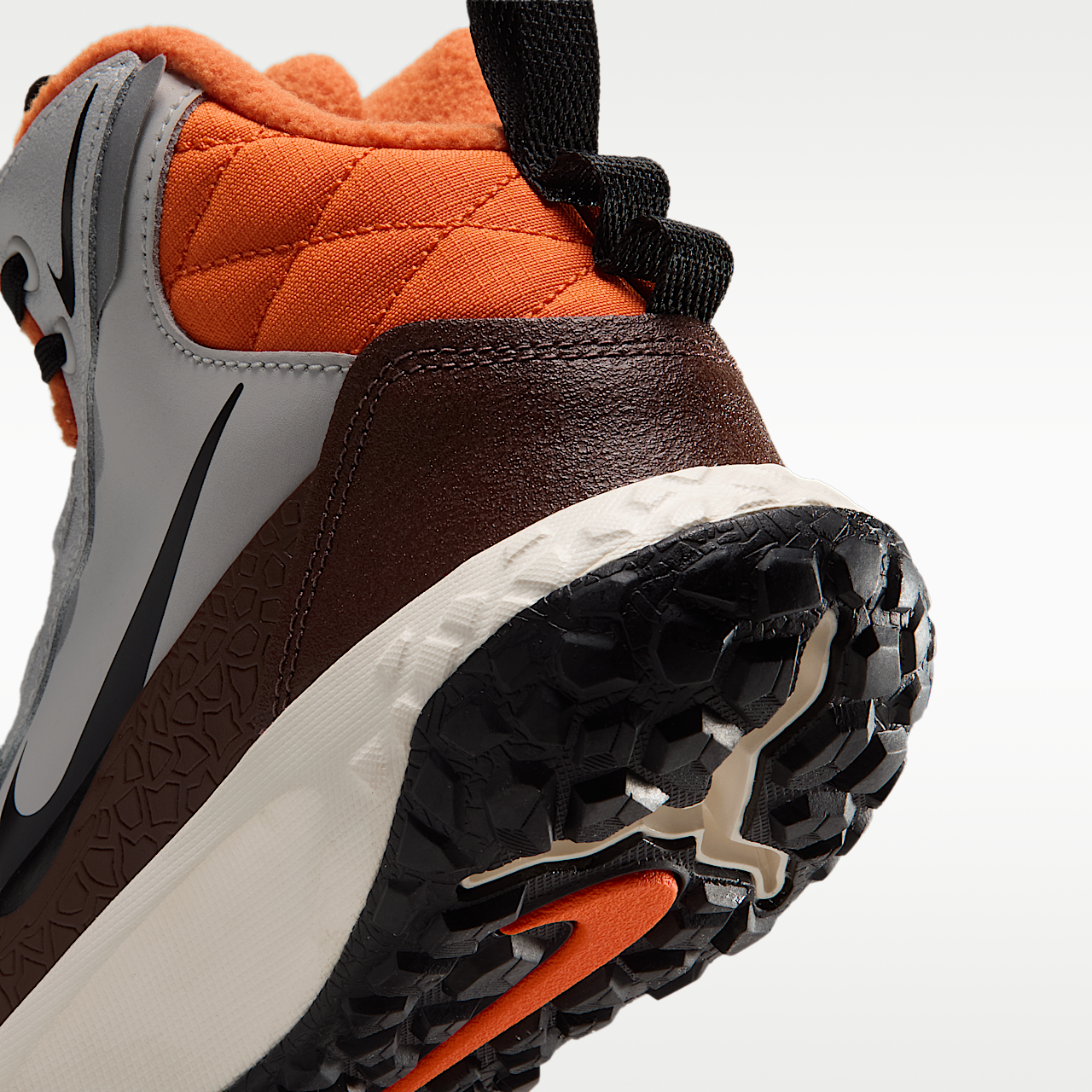 Nike  sneaker Grey Fog/Safety Orange/Light Chocolate/Zwart