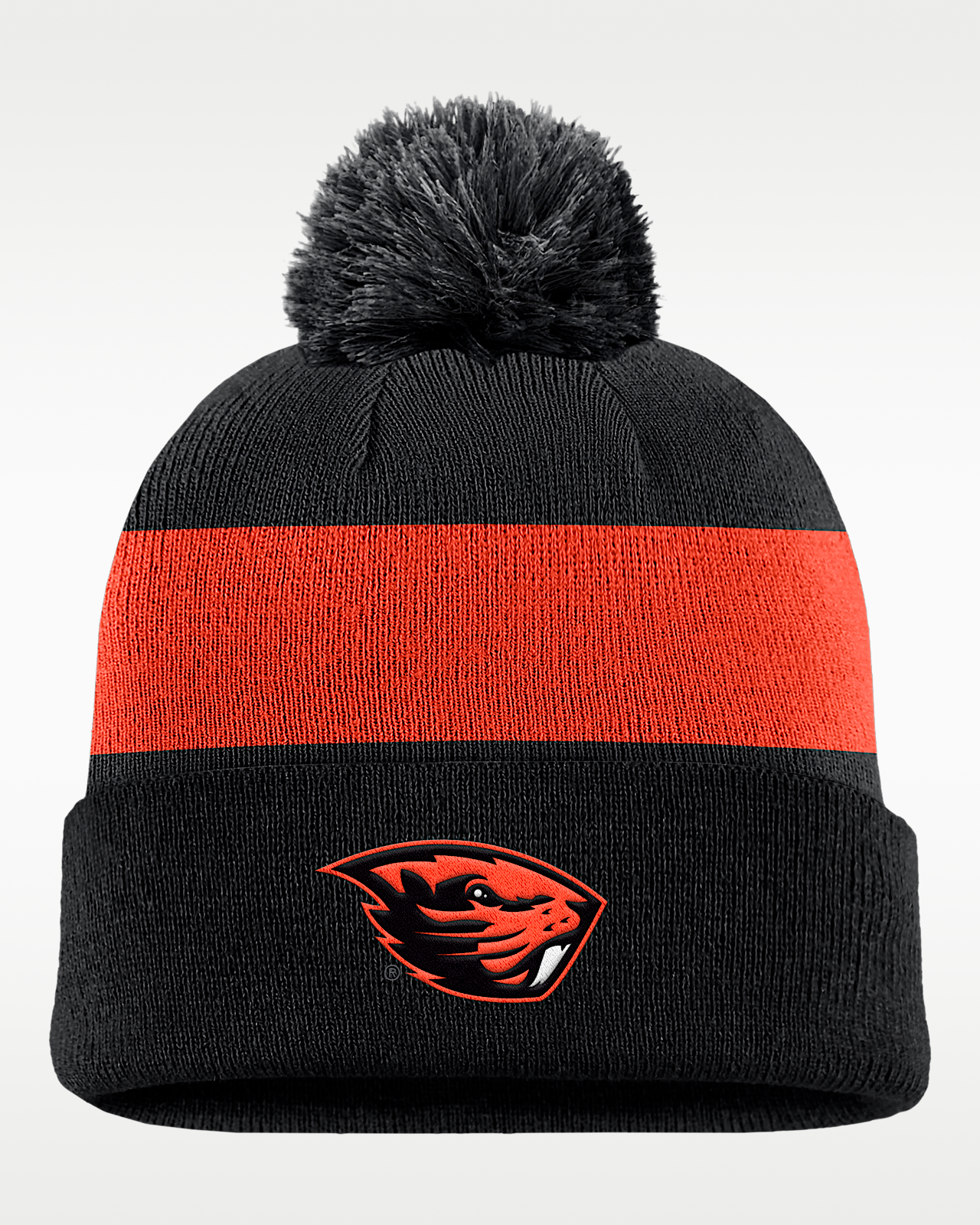 Женские  Oregon State Beavers Peak Nike Basketball College Cuffed Pom Beanie для баскетбола