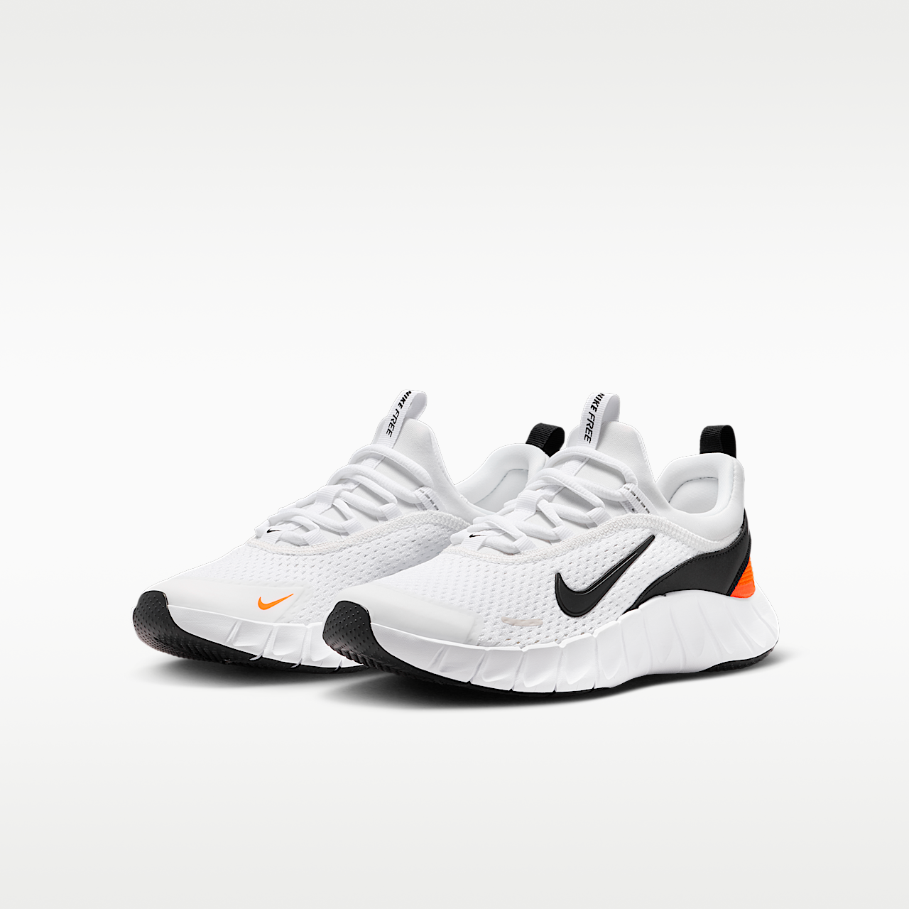 Nike Free sneaker Wit/Safety Orange/Zwart