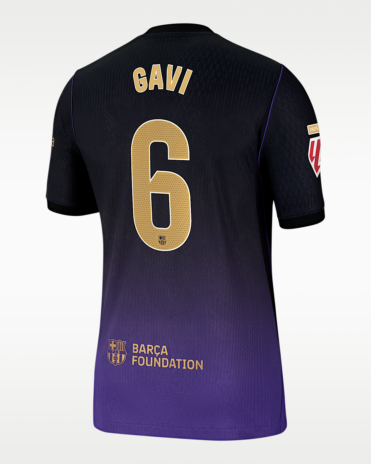 Мужские джерси Gavi Barcelona 2026/27 Match Away Kobe Nike Aero-FIT Soccer Jersey