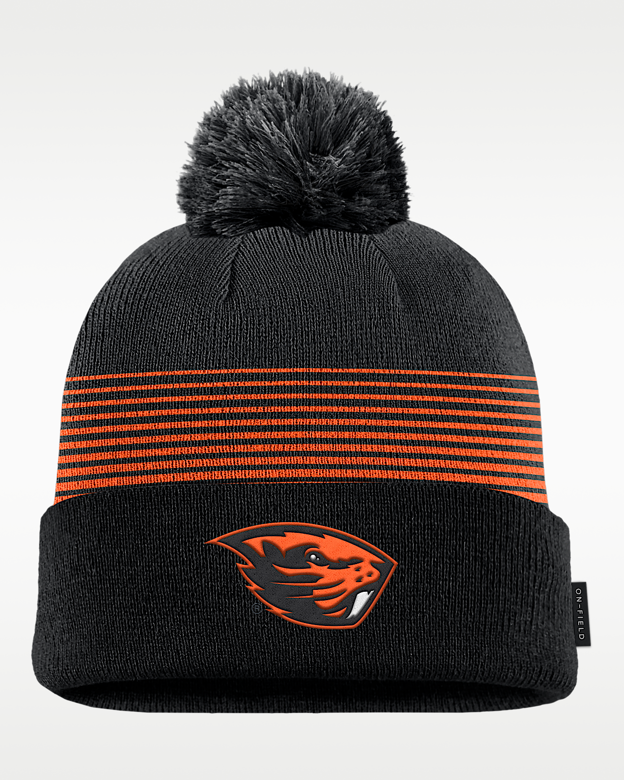 Женские  Oregon State Sideline Peak Nike College Cuffed Pom Beanie